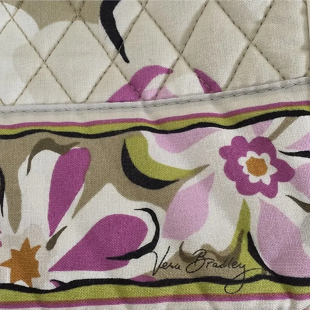 Vera Bradley Portobello Road Laptop Travel Tote Bag NWT Floral $88 MSRP